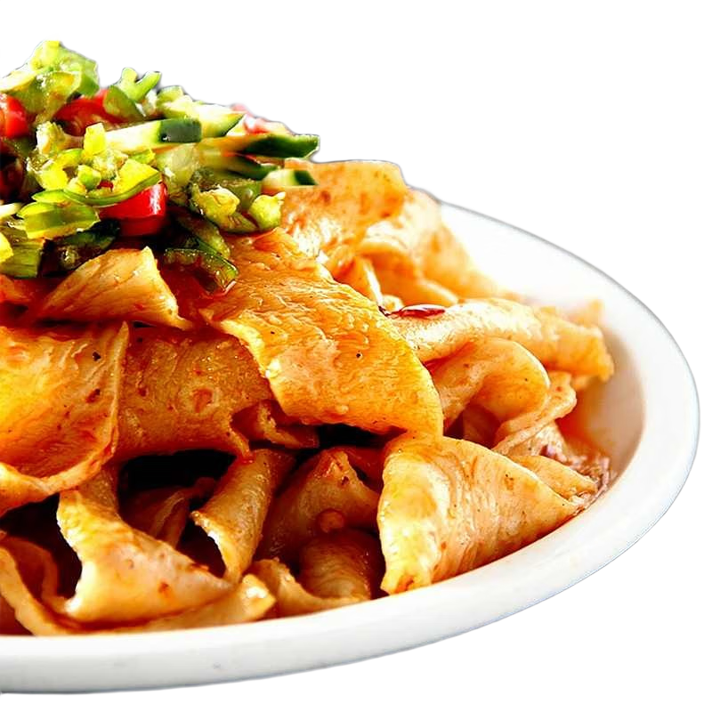 麥索羅界首助農(nóng)館河南干面皮涼皮 方便速食免煮小吃搟面皮散裝涼拌面皮 面皮3斤裝