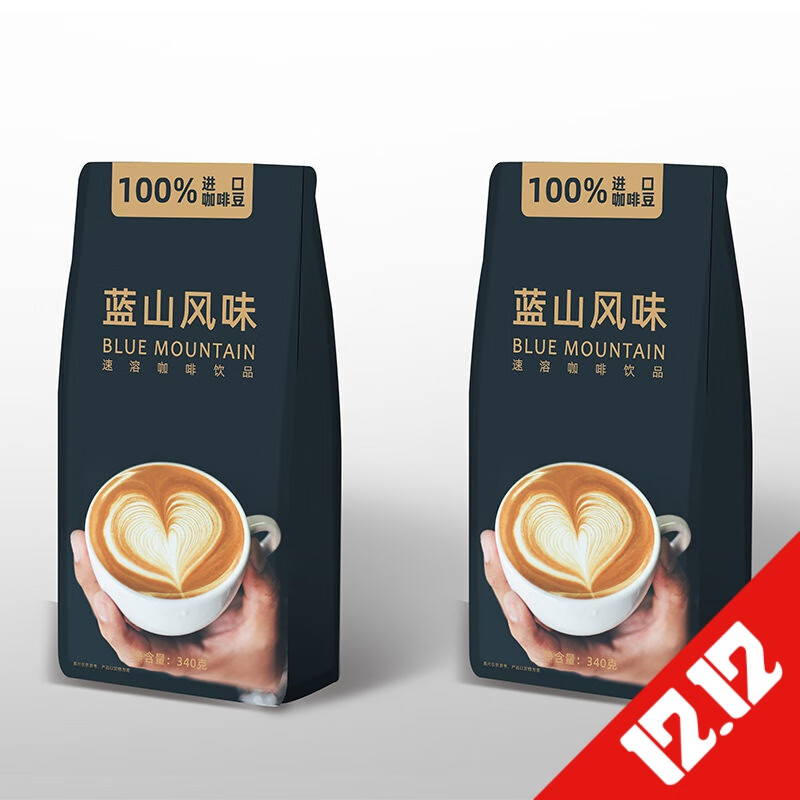 catfour 卡布奇诺咖啡40条 速溶咖啡粉 三合一 冲调