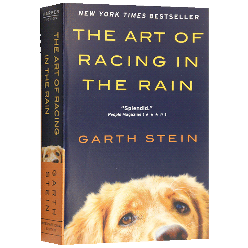 我在雨中等你 the art of racing in the rain 英文原版小说 雨中奔跑