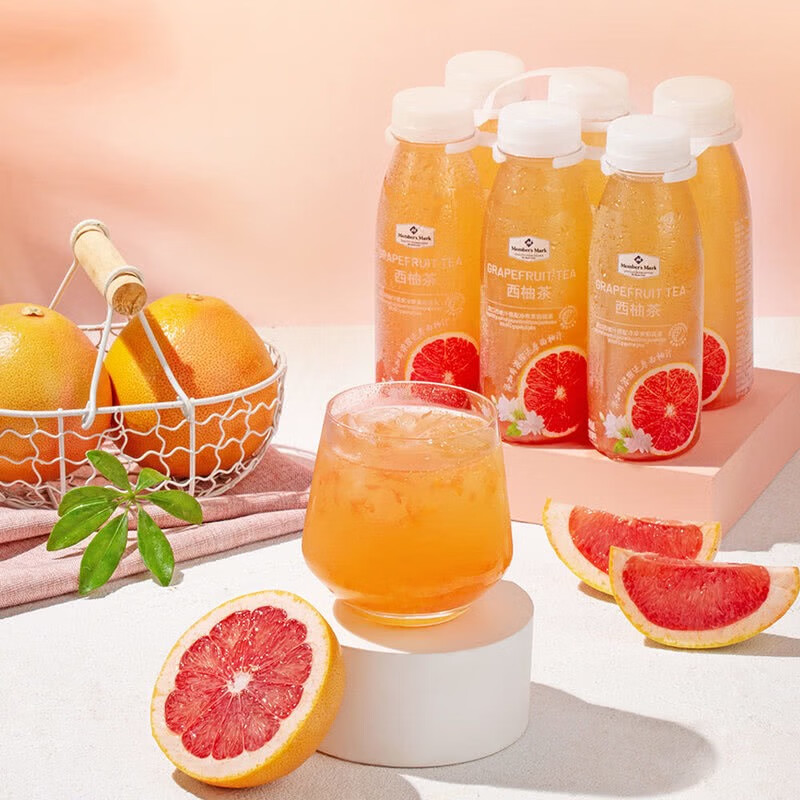 oimg西柚茶饮料 西柚茶饮料300mlx6瓶果味饮料冷藏 mm西柚茶300ml3瓶