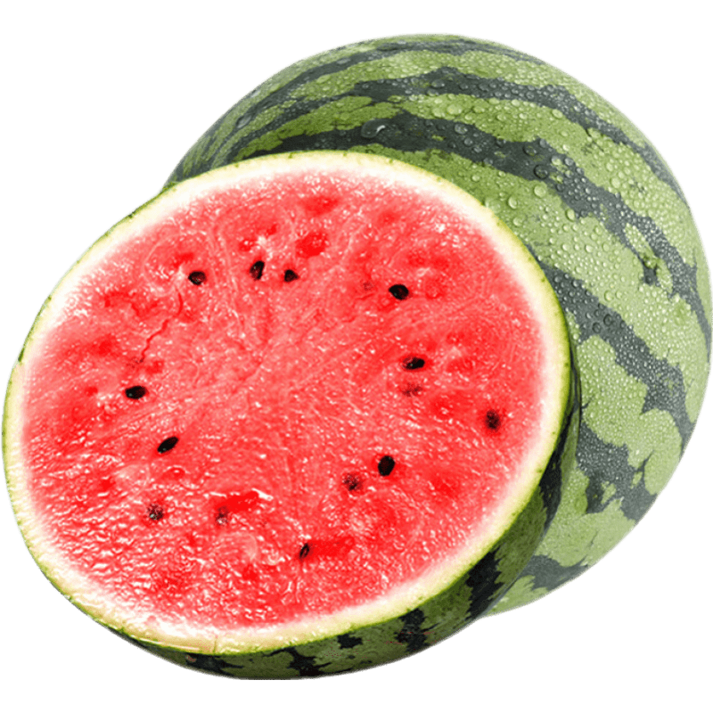 吧唧果8424麒麟瓜水果冰糖心麒麟西瓜薄皮手撕西瓜 【10-12斤】2个装