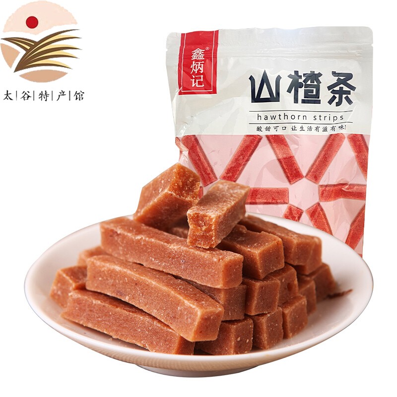 鑫炳记 山楂条 果干果脯制品 休闲零食 特产小吃 228g*3袋装怎么看?