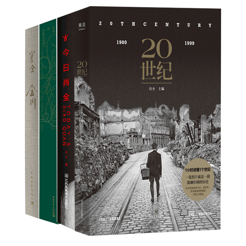 肖全作品集4册: 20世纪 肖全和妲妲的世界 肖全 金川 今日肖全作品集