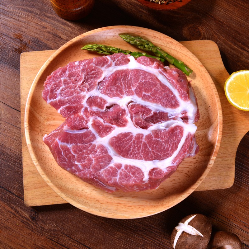 金锣黑猪猪梅花肉400g 猪梅肉猪梅条肉猪肉脯原料 国产猪肉冷冻 400g*5袋