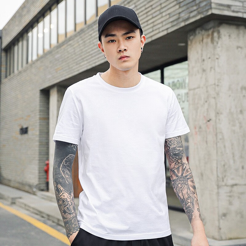 卡度顿小码矮小个子s码纯棉男士短袖t恤夏季帅t小版纯色体恤夏装男tee