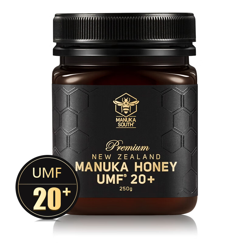 纽南麦卢卡蜂蜜UMF20+ 250g 新西兰manuka原装进口 天然蜂蜜10+15+ 佳节送礼 一瓶装【20+250g】 蜂蜜