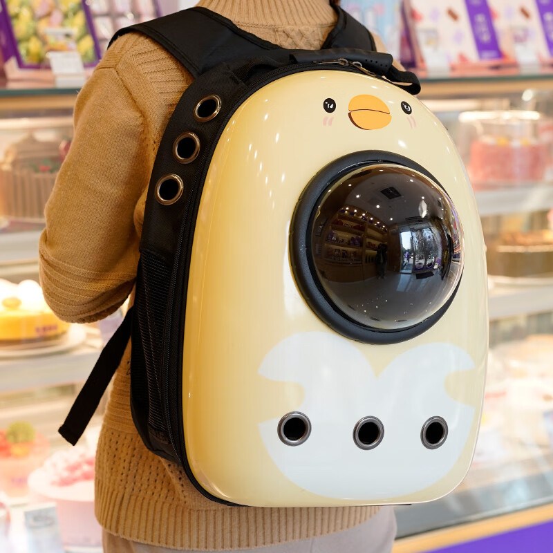 小囧 猫包猫背包宠物包航空箱外出便携猫咪双肩背包透明全景太空包