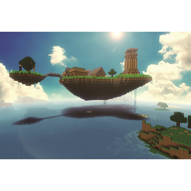 狼天影 我的世界minecraft虚拟沙盒游戏海报墙画墙纸卧室墙贴装饰可