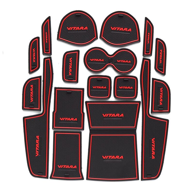 铃木锋驭维特拉门槽垫水杯垫防滑垫锋驭维特拉改装专用配件装饰