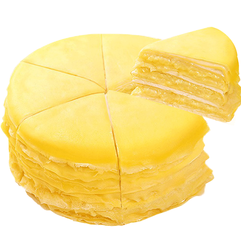 泰榴行 榴莲千层蛋糕 蛋糕 西式烘焙下午茶甜点零食480g 6寸