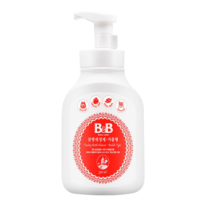 奶瓶清洗保宁韩国进口婴儿奶瓶清洁剂果蔬清洗剂泡沫型瓶装550ml究竟合不合格,性能评测？