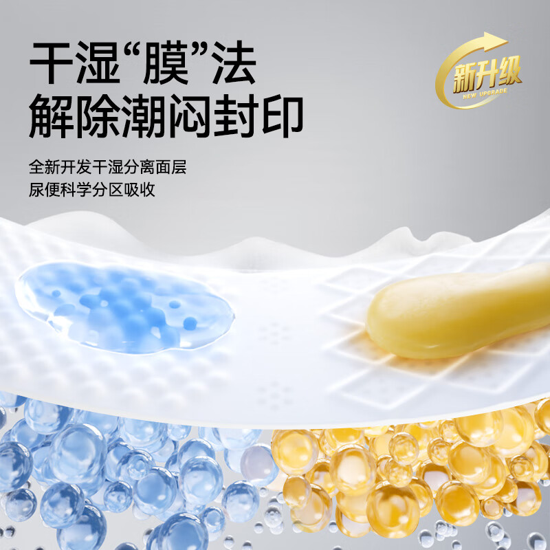 碧芭宝贝大鱼海棠pro系列婴幼儿纸尿裤夏季超薄柔软尿不湿 纸尿裤NB码30片(0-5kg)