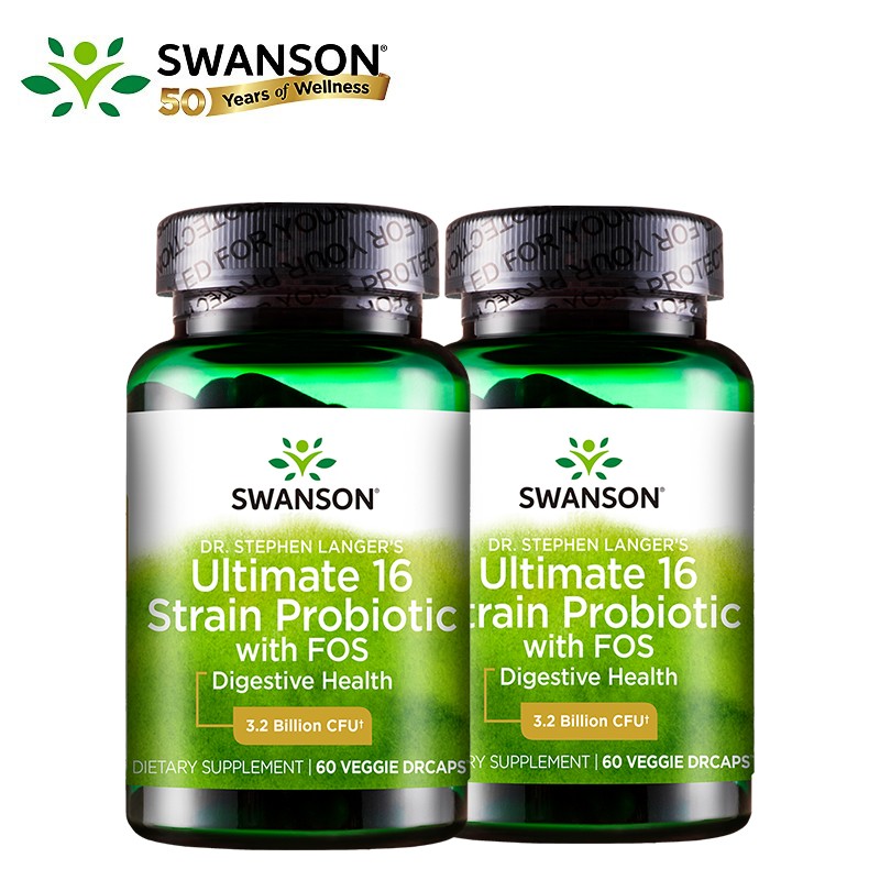 Swanson斯旺森成人益生菌胶囊,贴心呵护肠道健康