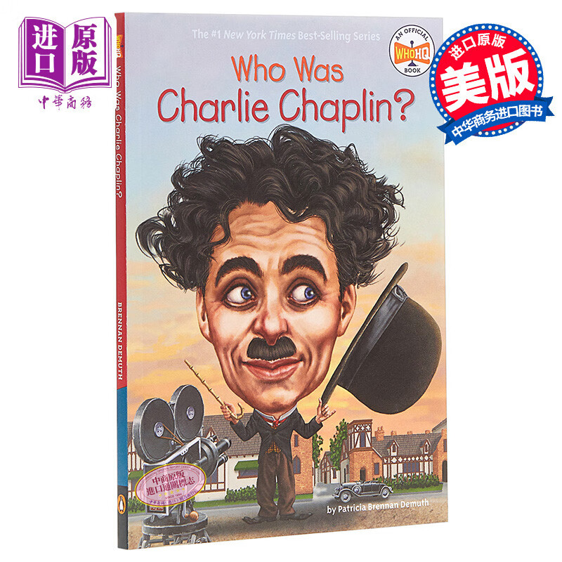 who was charlie chaplin 谁是卓别林 who was系列 英文原版 7-12岁