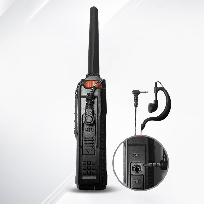 京铁康达 对讲机耳机 花线编织 防拉防冻 耳挂式耳机 各种接口耳机 y