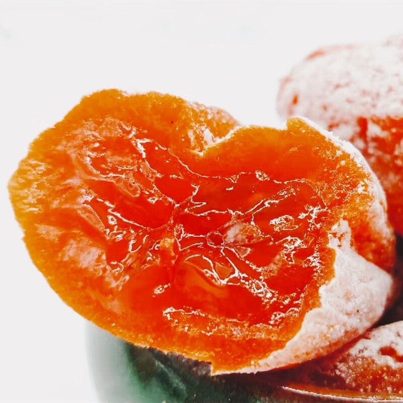 绿相忆陕西富平吊柿饼 自然流心霜降独立包装当季时令生鲜小柿饼 2斤中果精美礼盒【净重1.6斤】