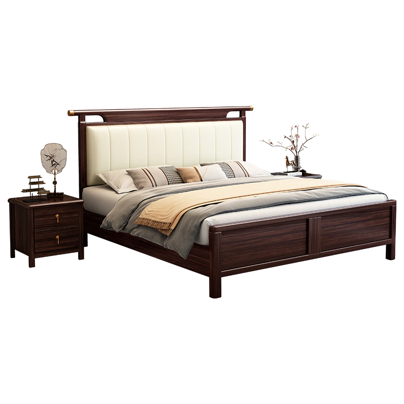 ���˴�����ʽ�ڽ�ľʵľ������1.5��˫�˸߶����ݻ鴲YF9904 1.5���̴� 1690.92Ԫ(������)