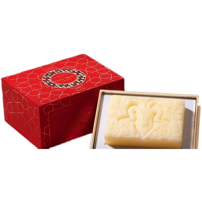 韩蔻萱伊夏hih赵梦澈奢貌山羊奶皂圣诞升级版100g控油保湿除螨皂定 除