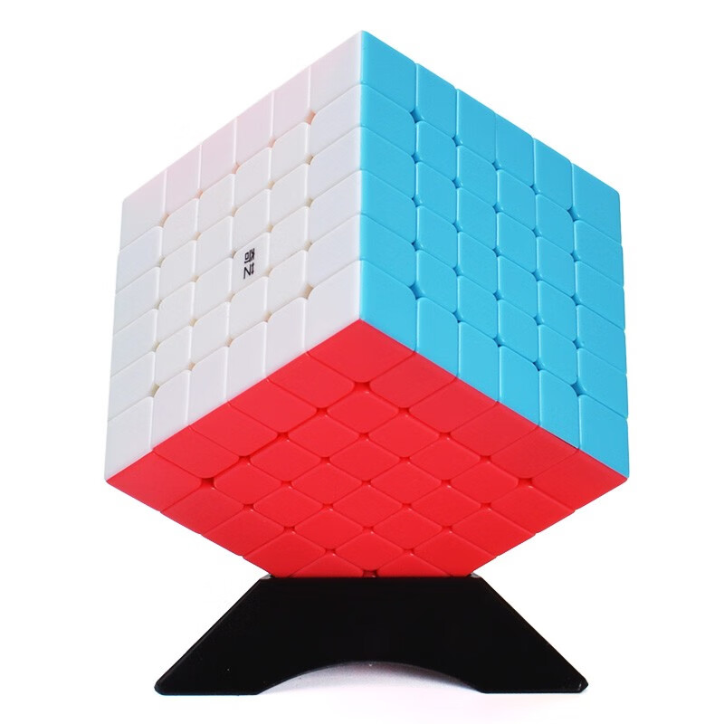 免贴纸6阶磨砂面专业比赛魔方附送教程儿童玩具 六阶魔方