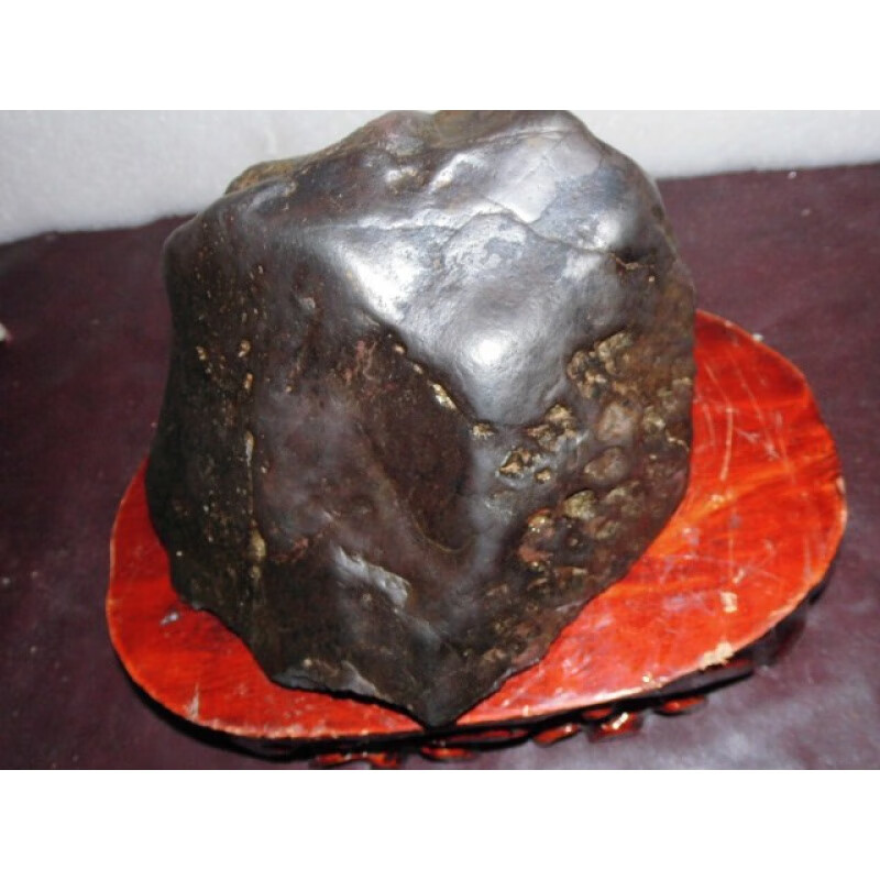 聪蝶陨石原石石铁陨石观赏收藏摆件打刀材料镍纹铁纹镍铁奇石 陨石