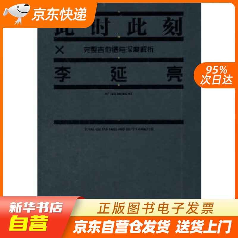 【满59包邮 全新正版】李延亮·此时此刻:完整吉他谱与深度解析