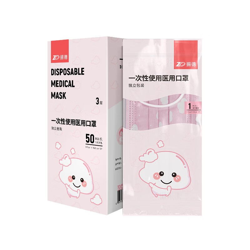 振德(ZHENDE)一次性医用口罩,价格走势和购买评测!