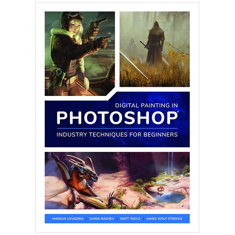 painting in photoshop 用ps绘画 英文原版艺术美术教程书籍