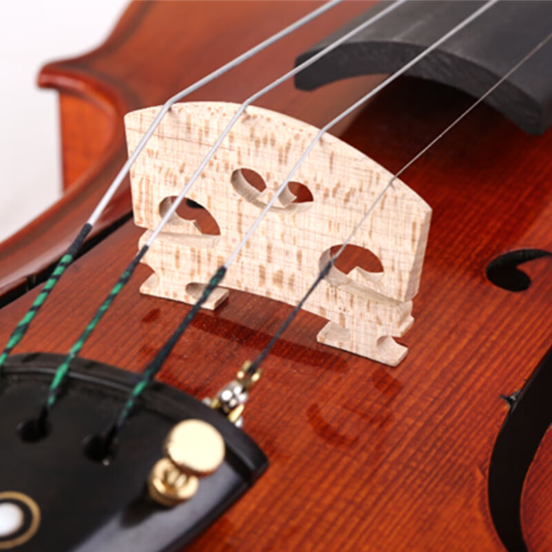 青歌 小提琴琴码子码桥码 大提琴琴码琴马子桥马琴马配件打磨好 M1小提琴码4/4(打磨好高度3.3cm)