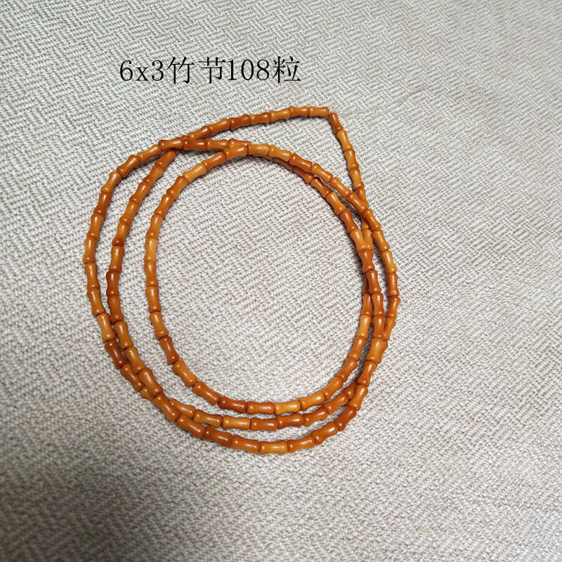 核花瓶项链挂绳 竹节米珠桶珠灯笼葫芦隔片隔珠吊坠绳diy项链 小竹节
