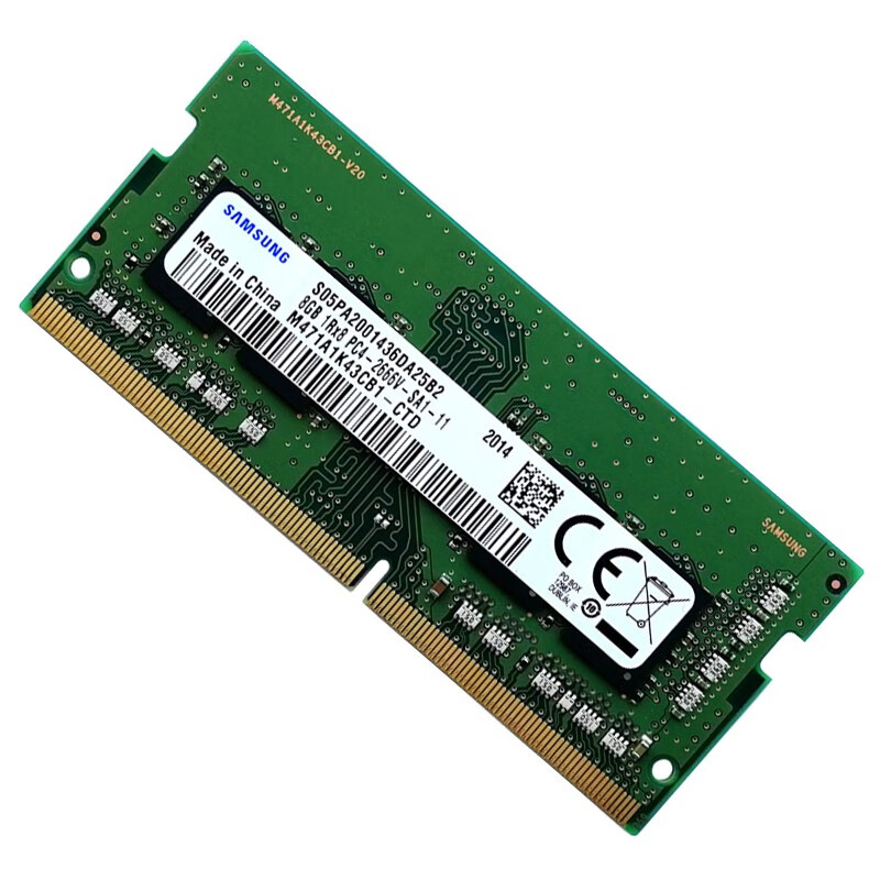 三星（SAMSUNG） 笔记本内存条 DDR4内存适用联想戴尔华硕宏碁华为小米苹果微星惠普等 DDR4 2666 8G