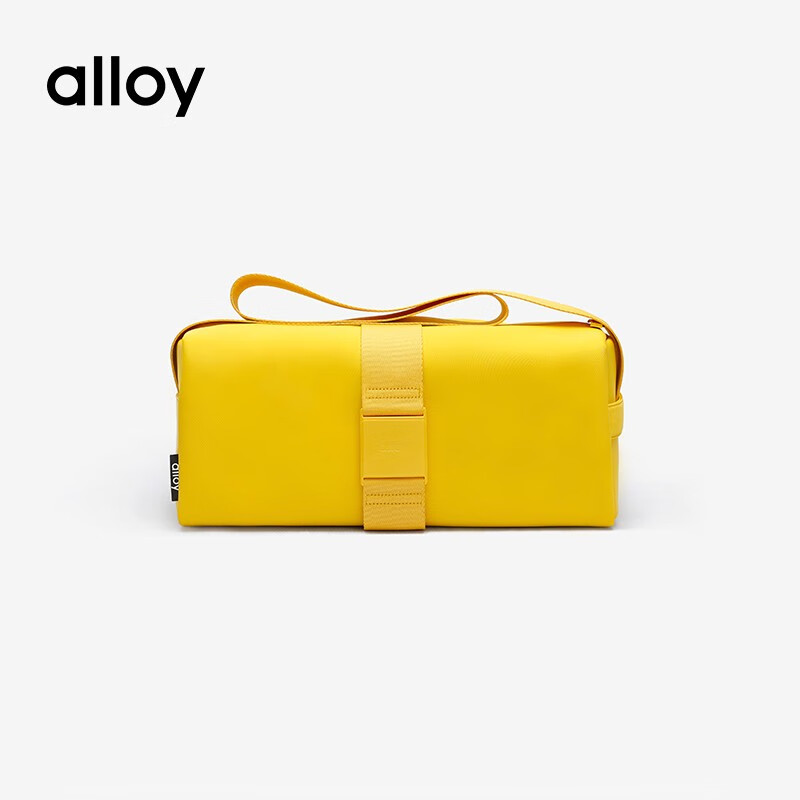 alloy|乐几 新潮TOAST吐司包 柠黄单肩斜挎手提包百搭大容量时尚