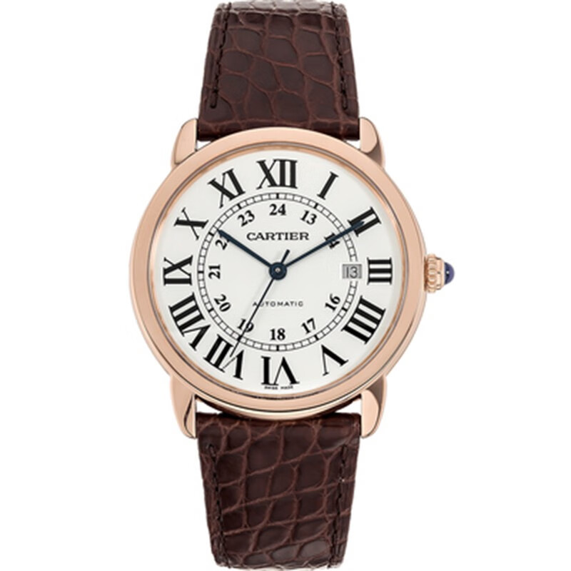 【二手95新】卡地亚/cartier伦敦w6701009后镶钻手表18k玫瑰金自动