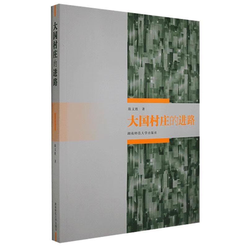 大国村庄路 陈文胜 湖南师范大学出版社 9787564840020 建筑 书籍