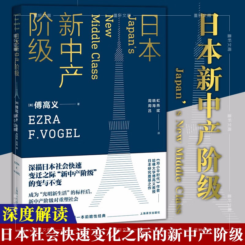 日本新中产阶级（傅高义作品系列） （美）傅高义 著  上海译文