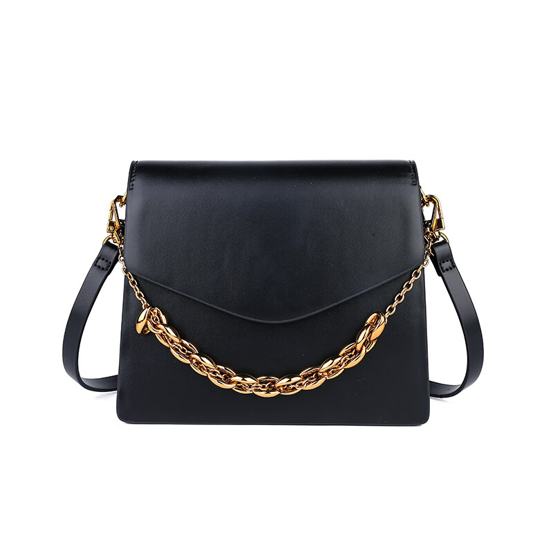 lvboying2024秋冬新款高级感链条小方包纯色时尚简约质感单肩包百搭斜