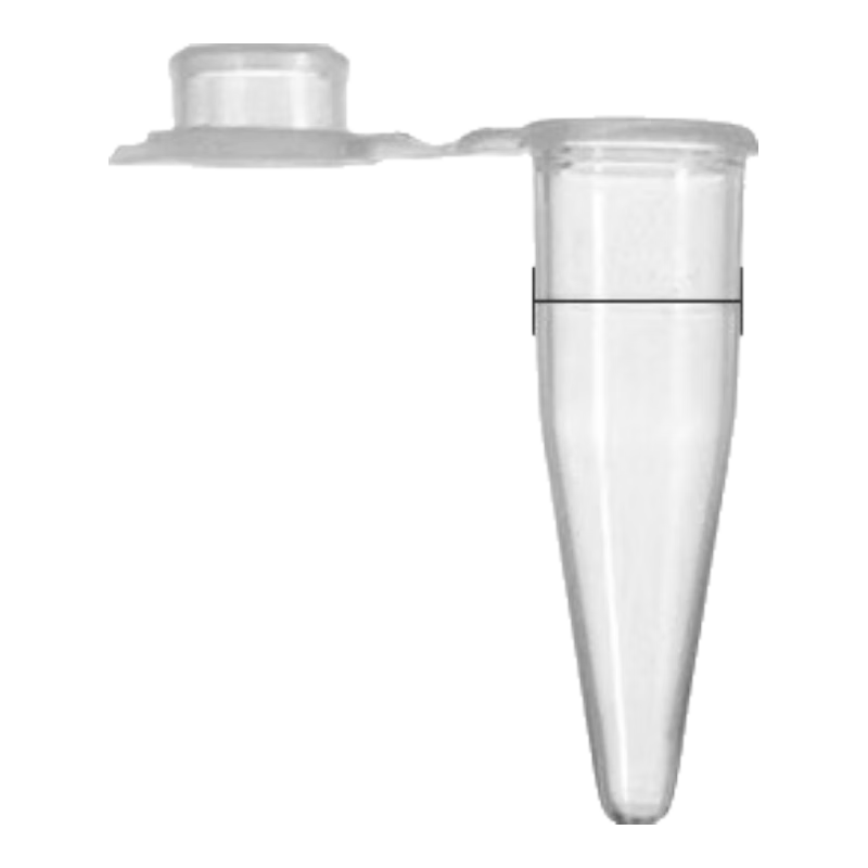 LABSHARK 塑料離心管EP管pcr管帶刻度螺旋蓋連蓋插口樣品管非無菌實(shí)驗(yàn)室【1.5mL】連蓋尖底500個(gè) 1袋