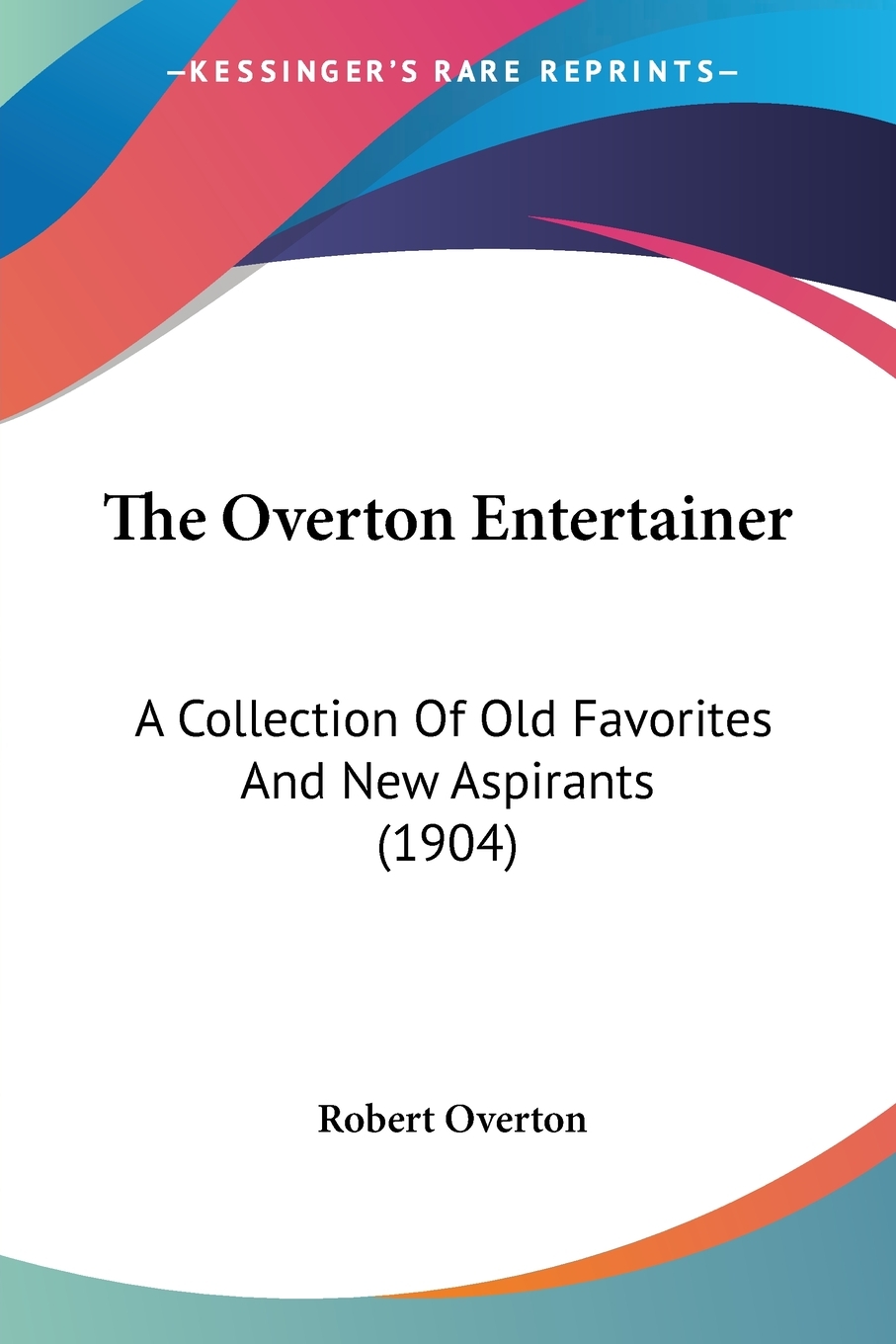 预售 按需印刷 the overton entertainer