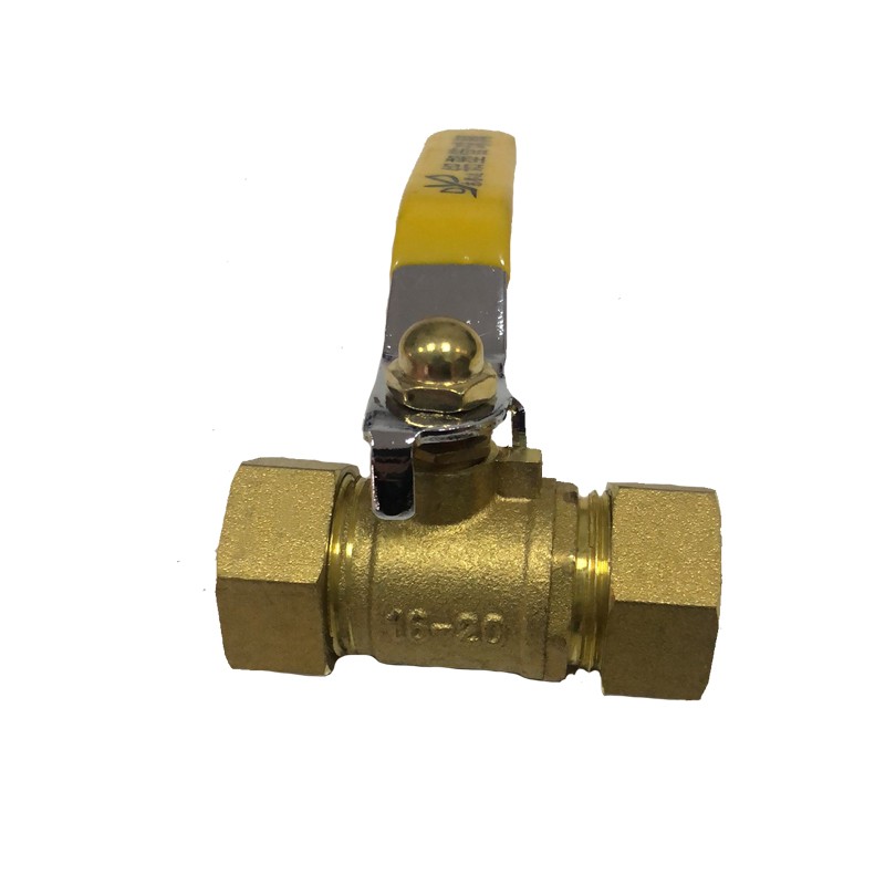 东誉达(dyd)铝塑管球阀dn20*20 6分 太阳能热水暖气片卡套式阀门(定制