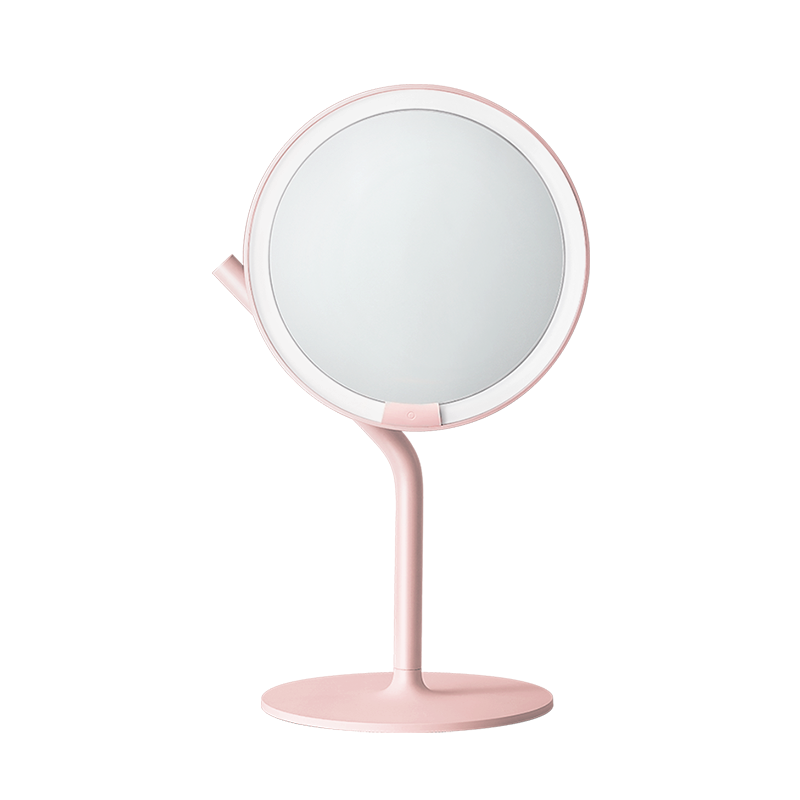 AMIRO化妆镜子LED高清日光镜梳妆镜带灯台式补光美妆镜推荐
