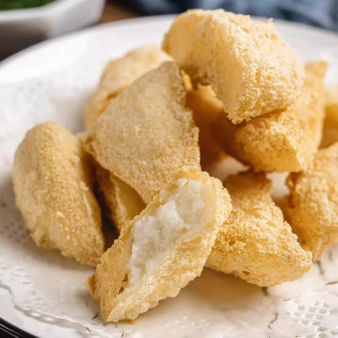 eoagx寻味潮汕普宁脆皮豆干布仔豆干油炸豆干潮汕特产小吃600g包 普宁