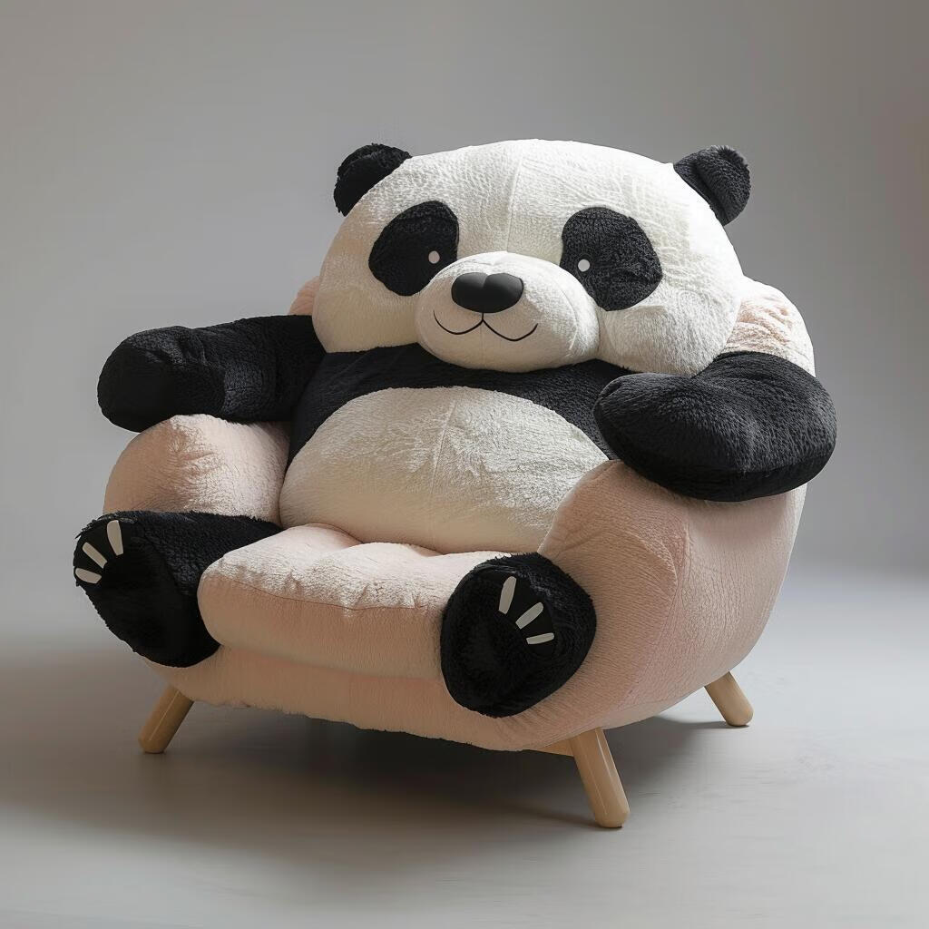 森兰莎摇摇椅成人可爱小熊猫摇摇椅休闲椅子懒人沙发单人家用网红摇椅