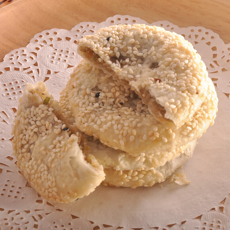 宜享健康芝麻薄酥饼吉安江西特产葱油酥饼零食井冈山糕点月饼甜 薄