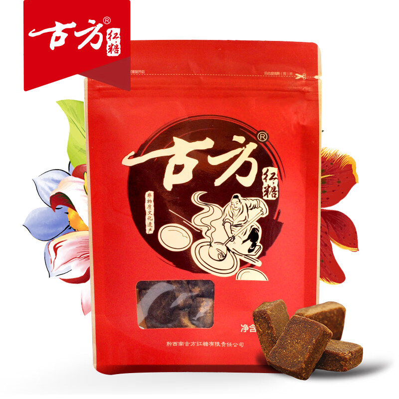 古方红糖65g 5g/袋 约12块月子经期红糖甘蔗红糖