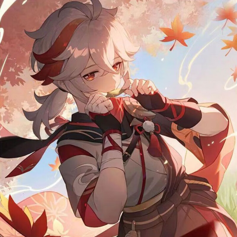 秘萌原神钻石画枫原万叶贴满钻学生卡通手工作业diy自粘钻石画30*30cm