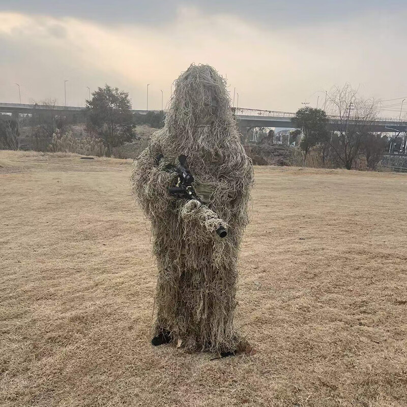 谋福(cnmf)6240 加厚款户外伪装服丛林雪地荒漠隐身伏击打猎服吉利服