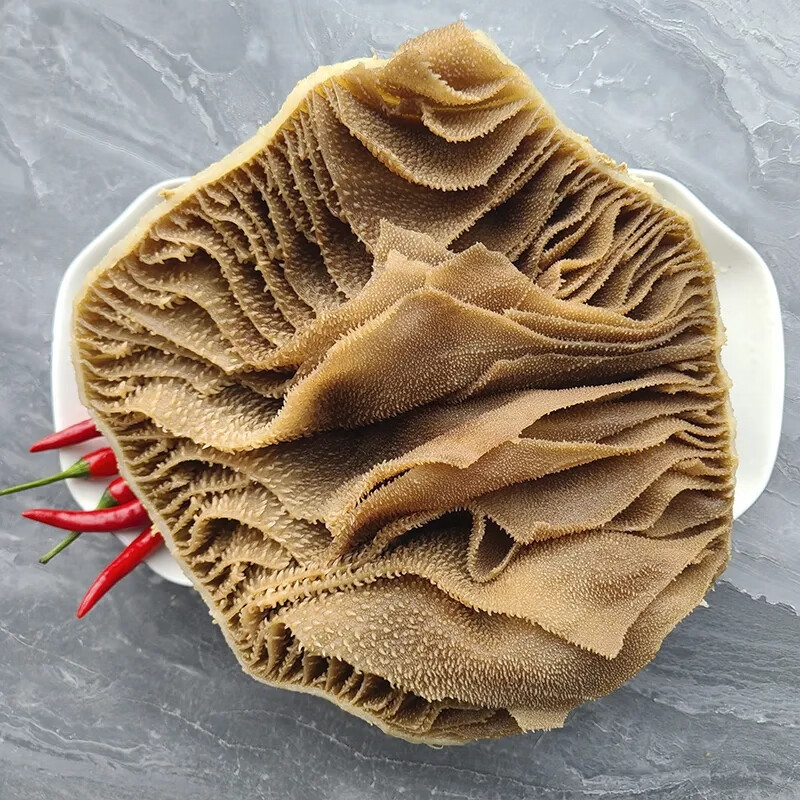 拉德毛肚牛百叶新鲜冷冻千层肚毛肚牛毛肚火锅食材生鲜 2斤带底板毛肚