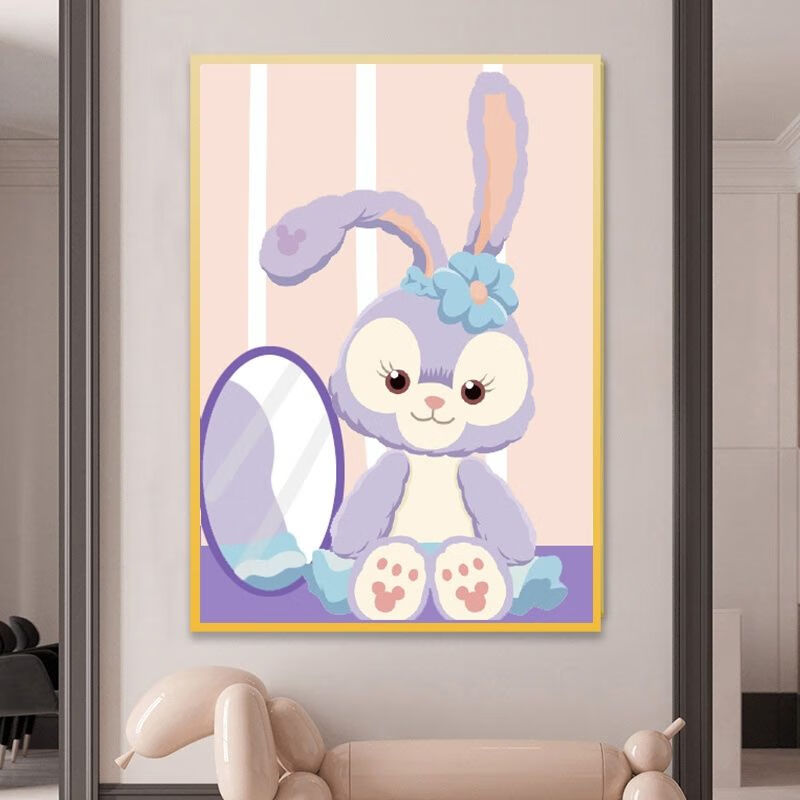 琴棋书画数字油画儿童小学生解压星黛露填色动漫手工填色油彩绘画材料