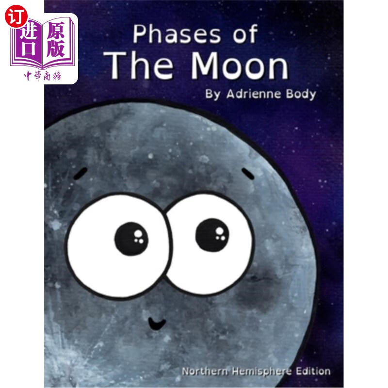 海外直订phases of the moon: northern hemisphere edition 月相:北