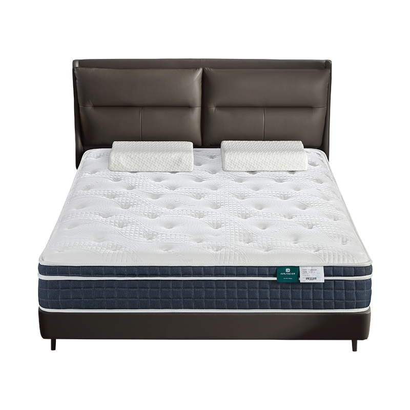 雅兰床垫 进口乳胶独袋弹簧床垫 天丝面布双面睡感加硬舒脊椰棕床垫 蘭骑士 1.5*1.9米