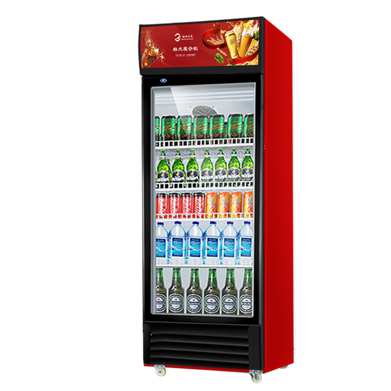 打造高端展示环境，选择“格点”大容量饮料柜冰柜冷藏展示柜！